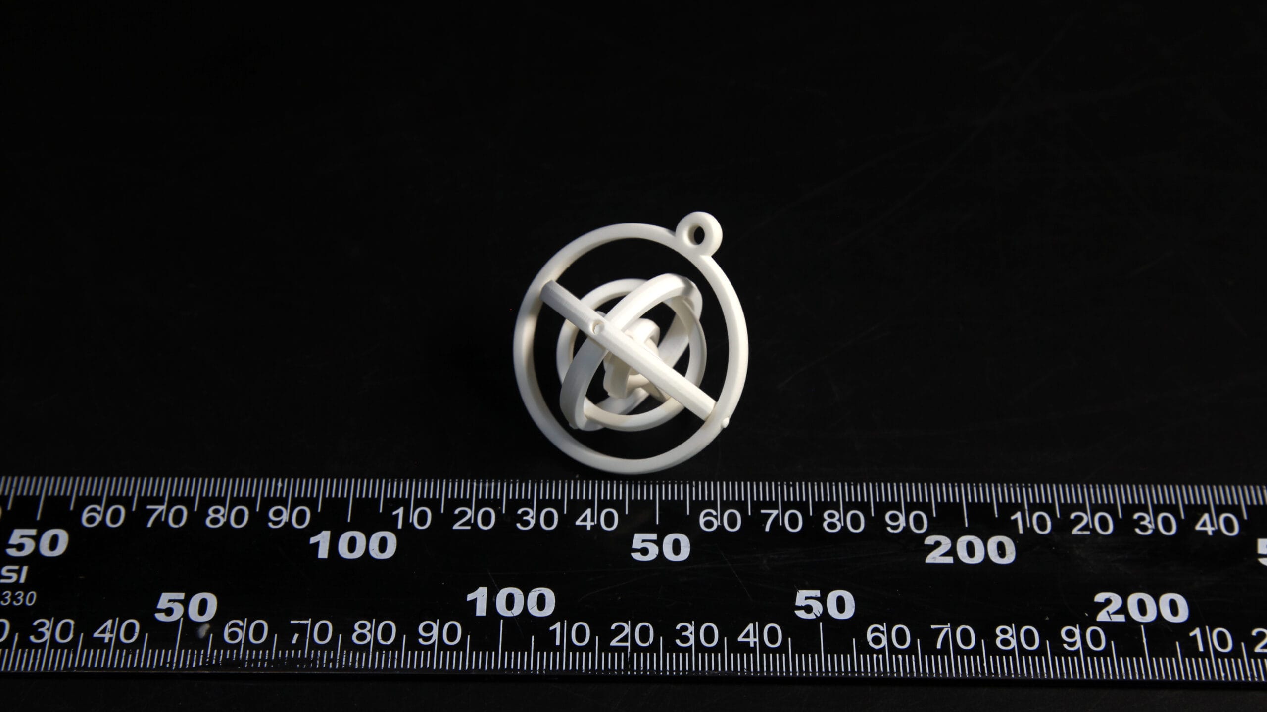 Alumina 3D printed ceramic sleeve broken sample