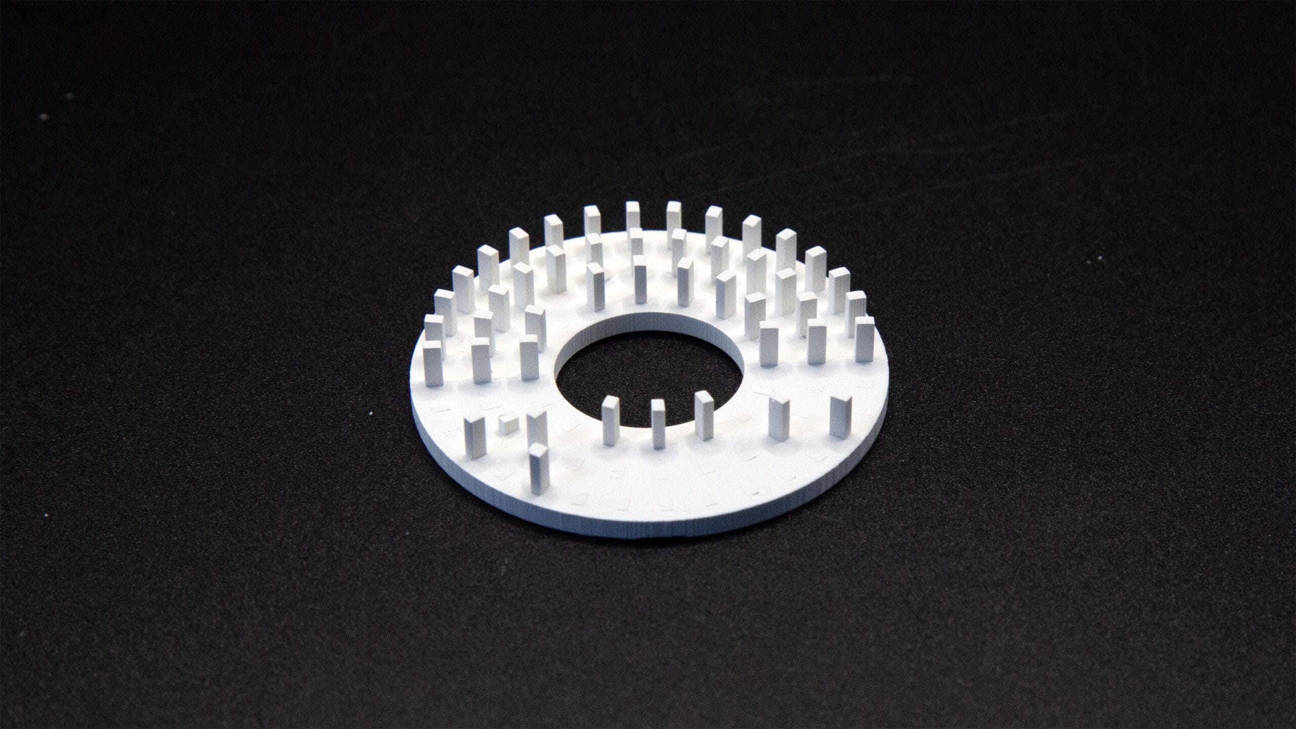 Potassium sodium niobate 3D ceramic printing sample