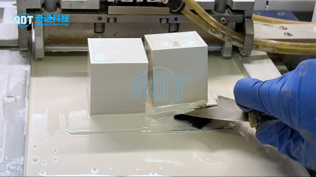 As-printed alumina BCC lattice structure after DLP 3D printing